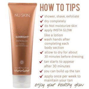 NuSkin Instaglow Self Tanner $30  Free Shipping